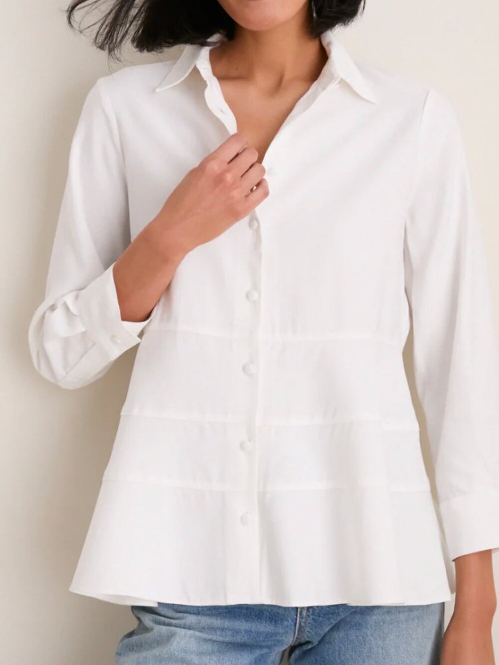 Pomander Place White Ashlen Blouse View 6